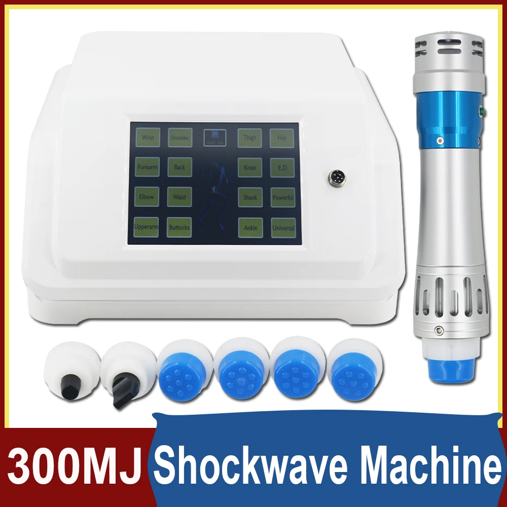 300MJ Shockwave Therapy Machine Physiotherapy Shock Wave Body Relax Massage Device For Men Erectile Dysfunction And Pain Relief