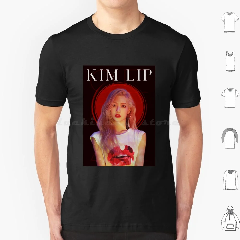 Loona Kim Lip T Shirt 6Xl Cotton Cool Tee Loona Kim Lip Jung Eun Kimberly Lippington Lippie Red Owl Heejin Hyunjin Haseul