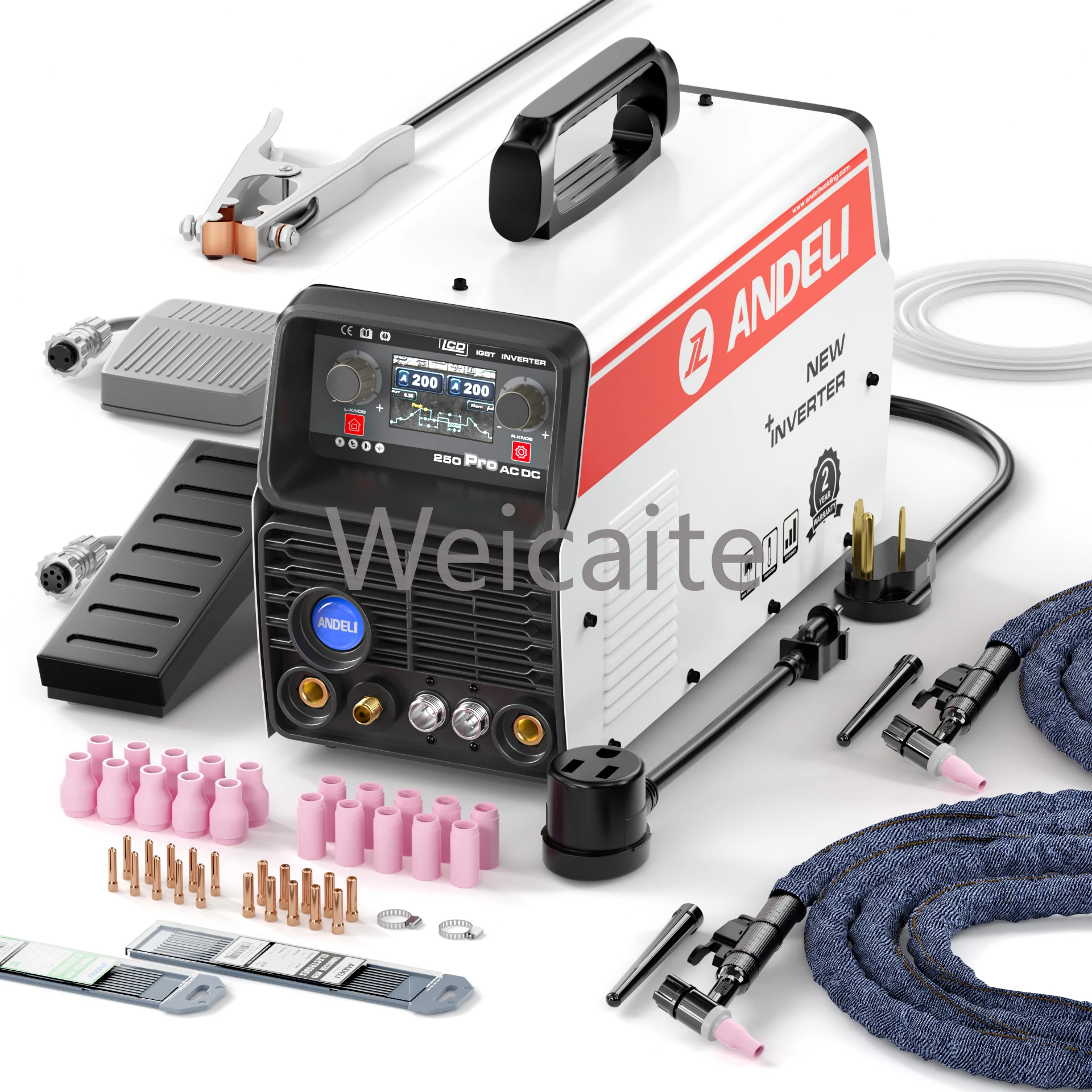 

ANDELI USA Free Shipping LCD 110V/220V 200AMP Aluminum Welding Machine TIG