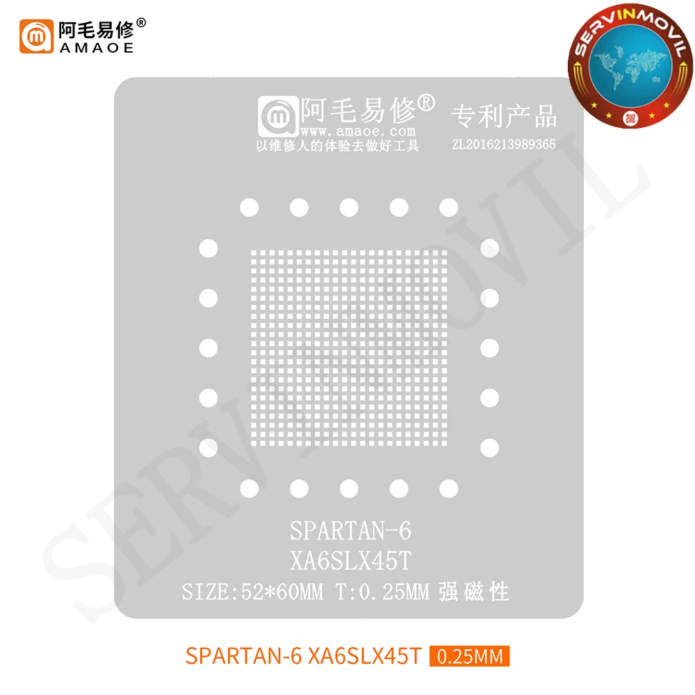 Amaoe-Kits de plataforma de plantillas BGA Reballing para GF-EMP9S-A-A3, SPARTAN-6, XA6SLX45T, Chipset IC
