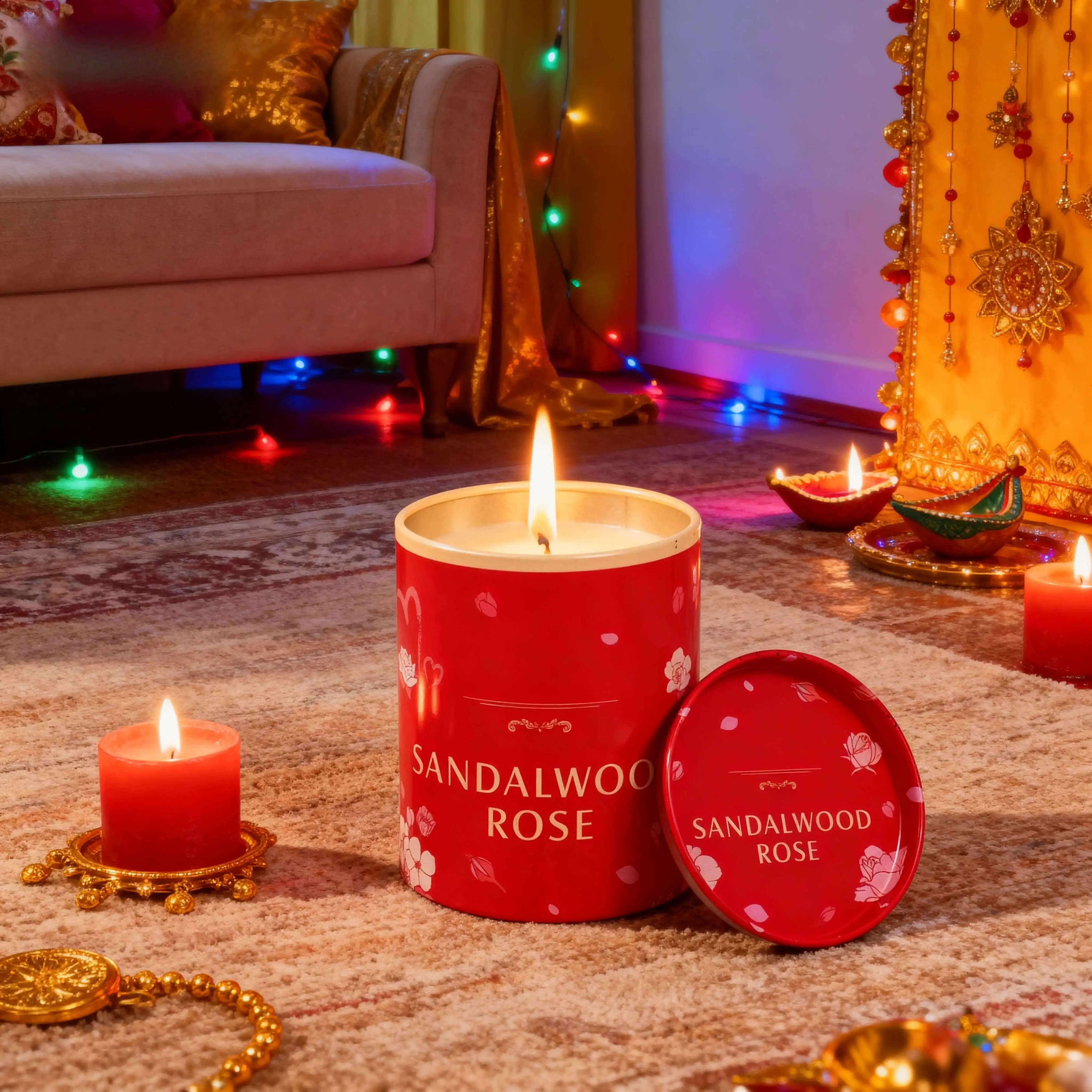 

Elegant Scented Candle Lady Gift Romantic Bathtub Hot Spring Valentine Mother's Day Holiday Unique Aromatherapy Home Decor Soy