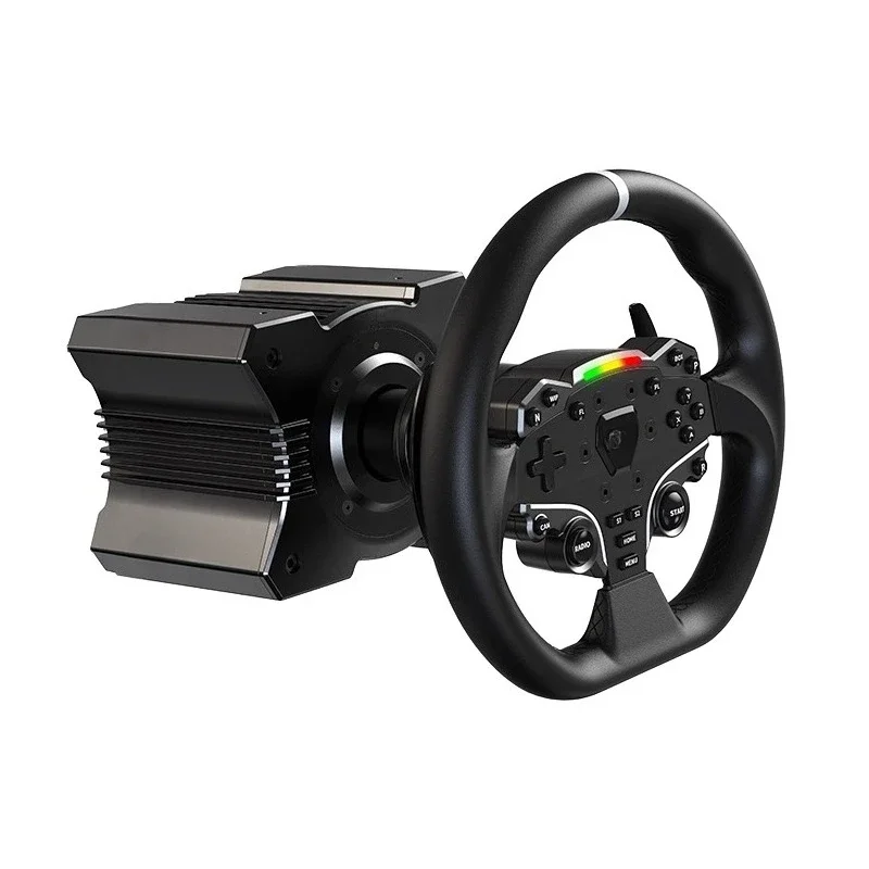 Racing emulator game steering wheel servo direct drive base, pressure pedal full set of equipment with bracket