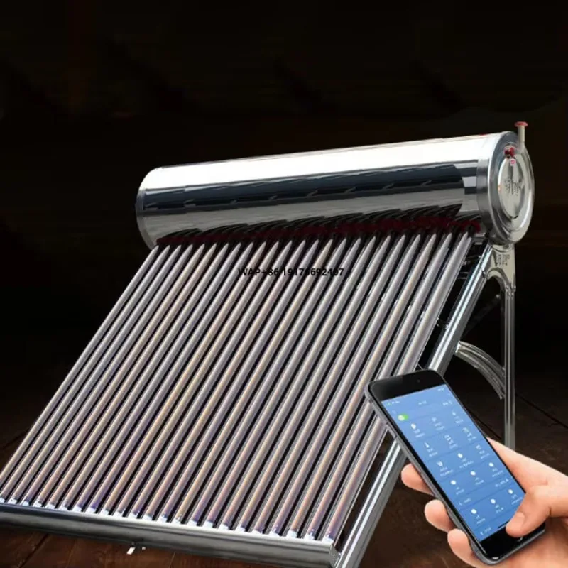 High-Performance Outdoor Solar Water Heater Modular Evacuated Tube System Stainless Steel Class Energy Efficiency for