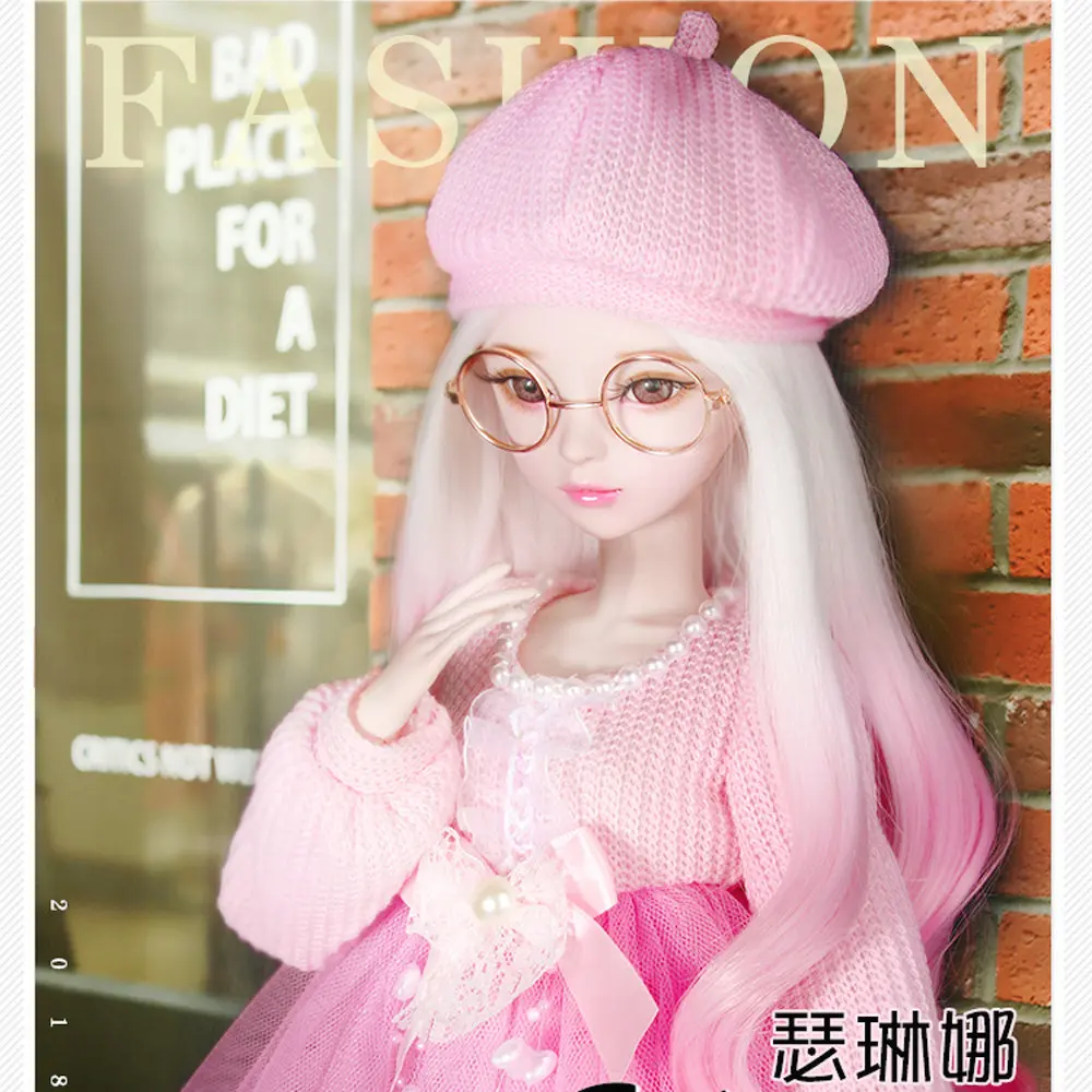 1/3 Bjd Doll Full Set 60cm Lifelike Fashion Girl Large Original Handmade Ball Jointed Dolls Children Toys For Girl Birthday Gift