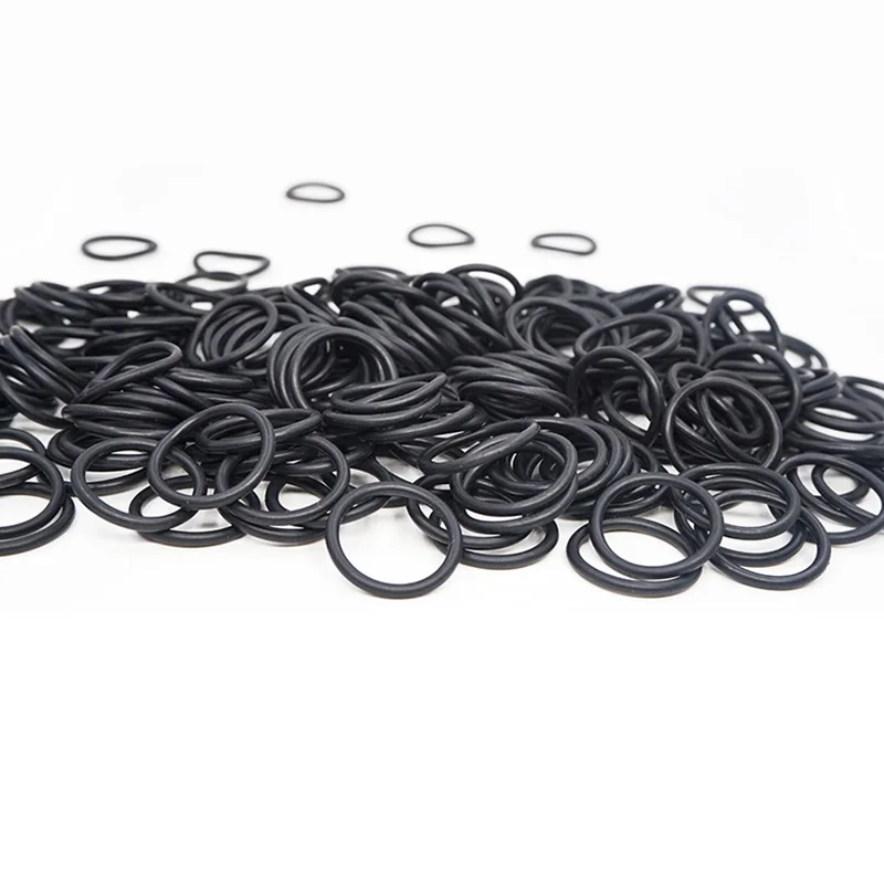 Nitrile O-ring Gasket Black NBR Oil Resistant Seal Ring Thickness1/1.5/2mm OD 3~80mm for Automotive/Machine/Plumbing Waterproof image 5