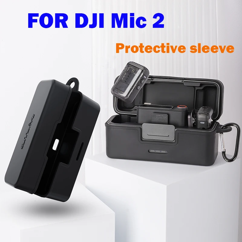 Earphone Protective Case Suitable For DJI Mic 2 Silicone Cover Shockproof Shell Washable Housing Anti Dust Sleeve Frame