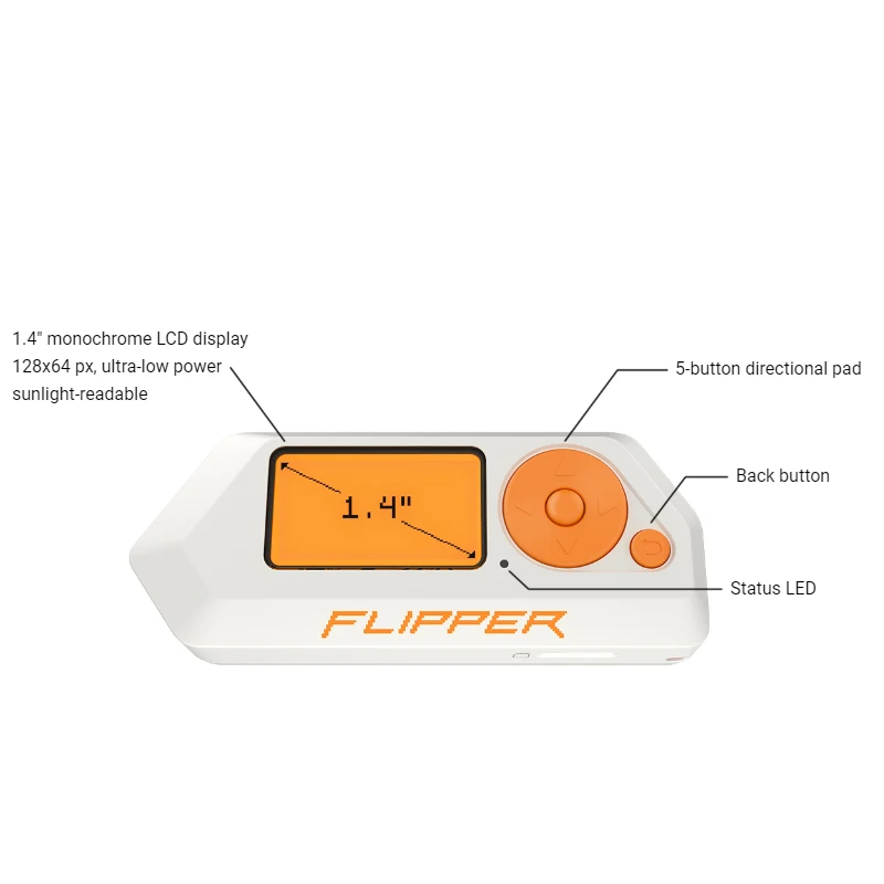 อุปกรณ์การศึกษาสำหรับ Geeks flipper 0 NFC RFID เครื่องมืออเนกประสงค์โปรแกรมโอเพนซอร์ส