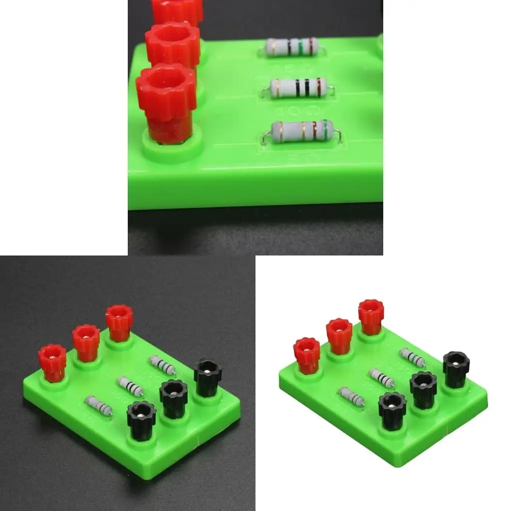  Physical Fixed Resistance 5/10/15 Ohm STEM Learning Toy Physical Experiment Equipment for Classroom Science Study