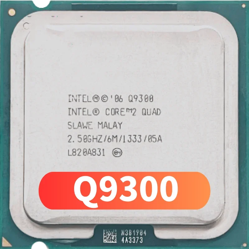 Intel Core 2 Quad Q9300 2.5 GHz Quad-Core CPU Processor 6M 95W LGA 775