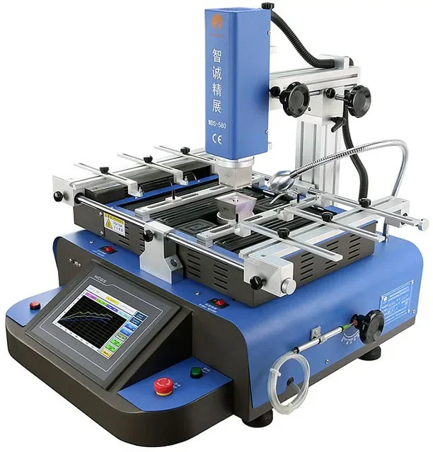 Hot Air 2400W BGA Welding Machine Rework Station WDS-580 Repair System Machine