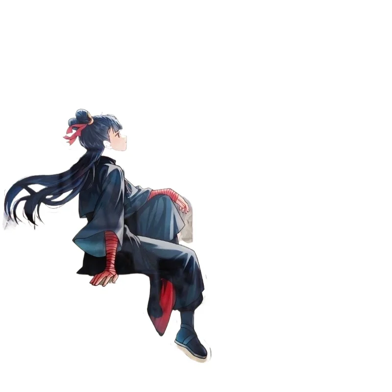 10cm Cartoon Anime Luo Xiaohei's Battle Chronicles Character Acrylic Plaque Stand Model Plate Keychain Desk Decor Collection