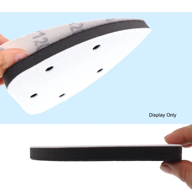 

2/5 Pcs Mouse Detail Sanding Interface Pad 98X140 mm 5 Holes Foam Interface Mouse Sander Sandpaper Backing Pad for Polishing