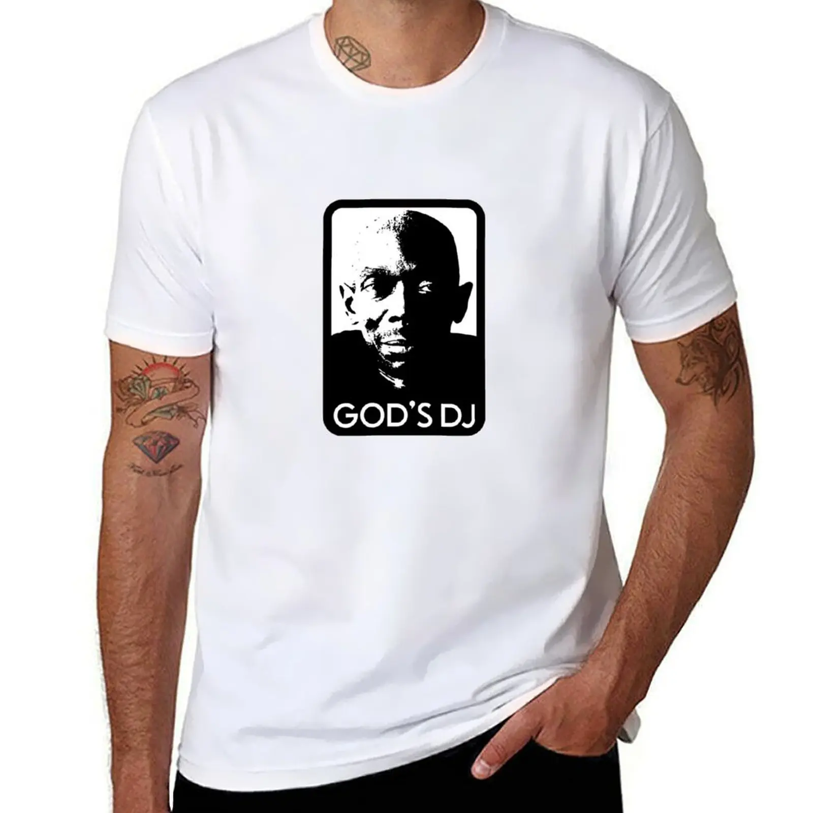 Maxi Jazz Is Now God's DJ 3 T-Shirt t shirt man designer t shirt custom print T-Shirt