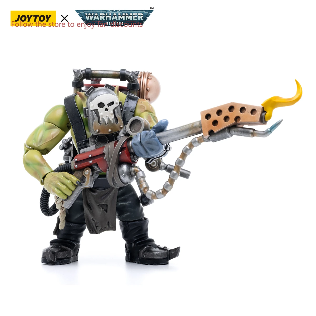 In Stock JOYTOY Warhammer 40K Ork Kommandos Special Forces High-Quality PVC Model Action Figures Toys Collection Gifts