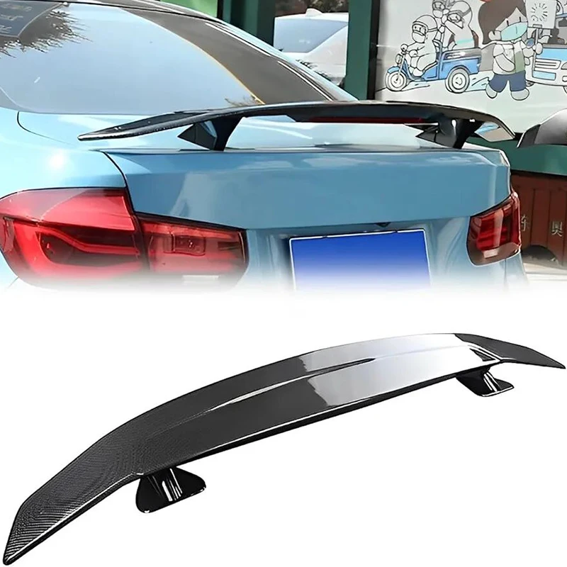 For BMW 3 Series F30 F35/2013-2019  GT  Spoiler Wing Accessories Car Trunk Rear Tail Lip Body Kit,Glossy Black