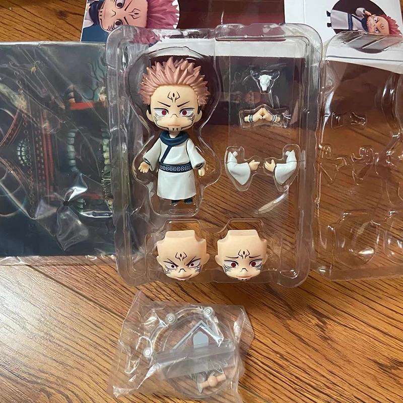 

10cm Anime Jujutsu Kaisen Figurine GSC 2205 Satoru Gojo Cute Action Figures 1834 Itadori Yuji Movable PVC Q Version Model Toys