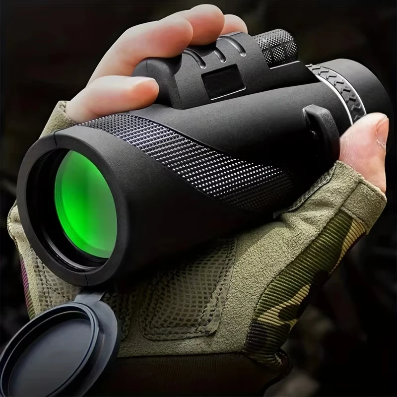 

80x100 ZOOM Powerful Monocular Telescope Portable Binoculars Long Range Telescope Hunting Camping With Tripod Phone Clip G