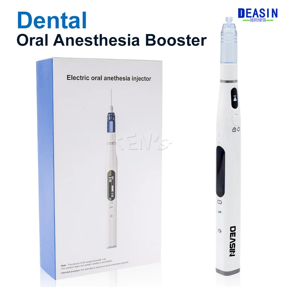 

DEASIN Dental Oral Anesthesia Injector Portable Painless Wireless Local Anesthesia with Operable LCD Display Chargeable & suctio