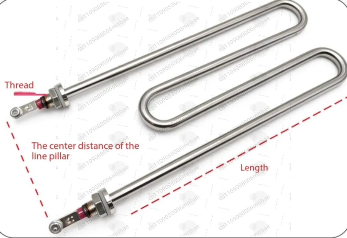 Electric Water Heater Element 220V/380V M Shape Immersion Heating Element 3KW/4KW SUS304