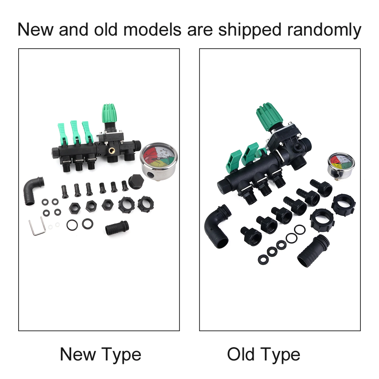 Agricultural Sprayer Control Shut Off Valve 3 Way Water Splitter