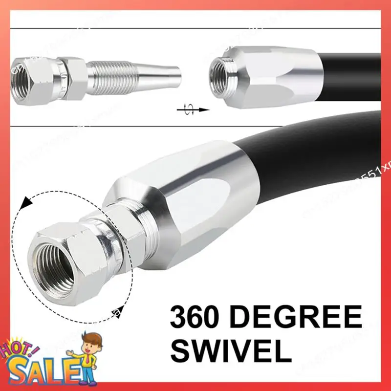 

ABCL 4PCS Hydraulic Fittings, Reusable Hydraulic Hose Repair Fittings Kit, 1/2Inch 3/8Inch 1/4Inch