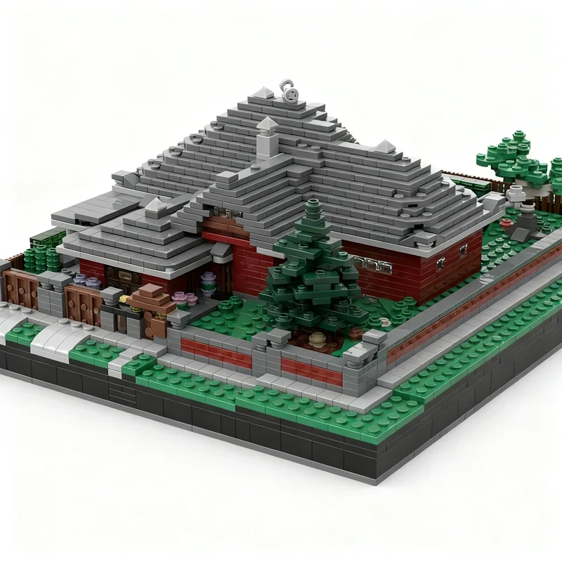 3493pcs MOC Creator Creator Expert Micro-scale Suburban House Model Building Blocks Christmas Gift Architecture Toys Education