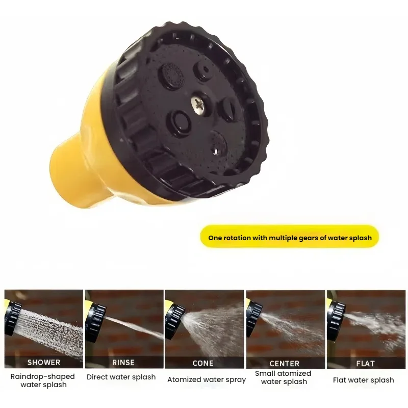 Multifunctional Car Wash Mop Chenille Car Brush Automatic Rotating Dip Wash Brush Kit with High Pressure Washer for Cars