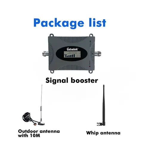 Lintratek Mobilförstärkare 2G 3G GSM B8 900 LTE4G B3 1800 B1 2100 B7 2600Mhz Data Mobiltelefonsignalförstärkare med 2 antenner 12 best sales Lintratek signalförstärkare - №5