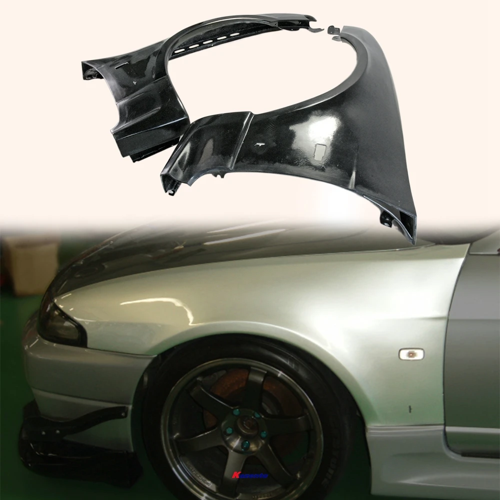 

For Nissan Skyline R33 Gtr Bcnr33 Rf Style Front Wide Vented Fender Fiber Glass