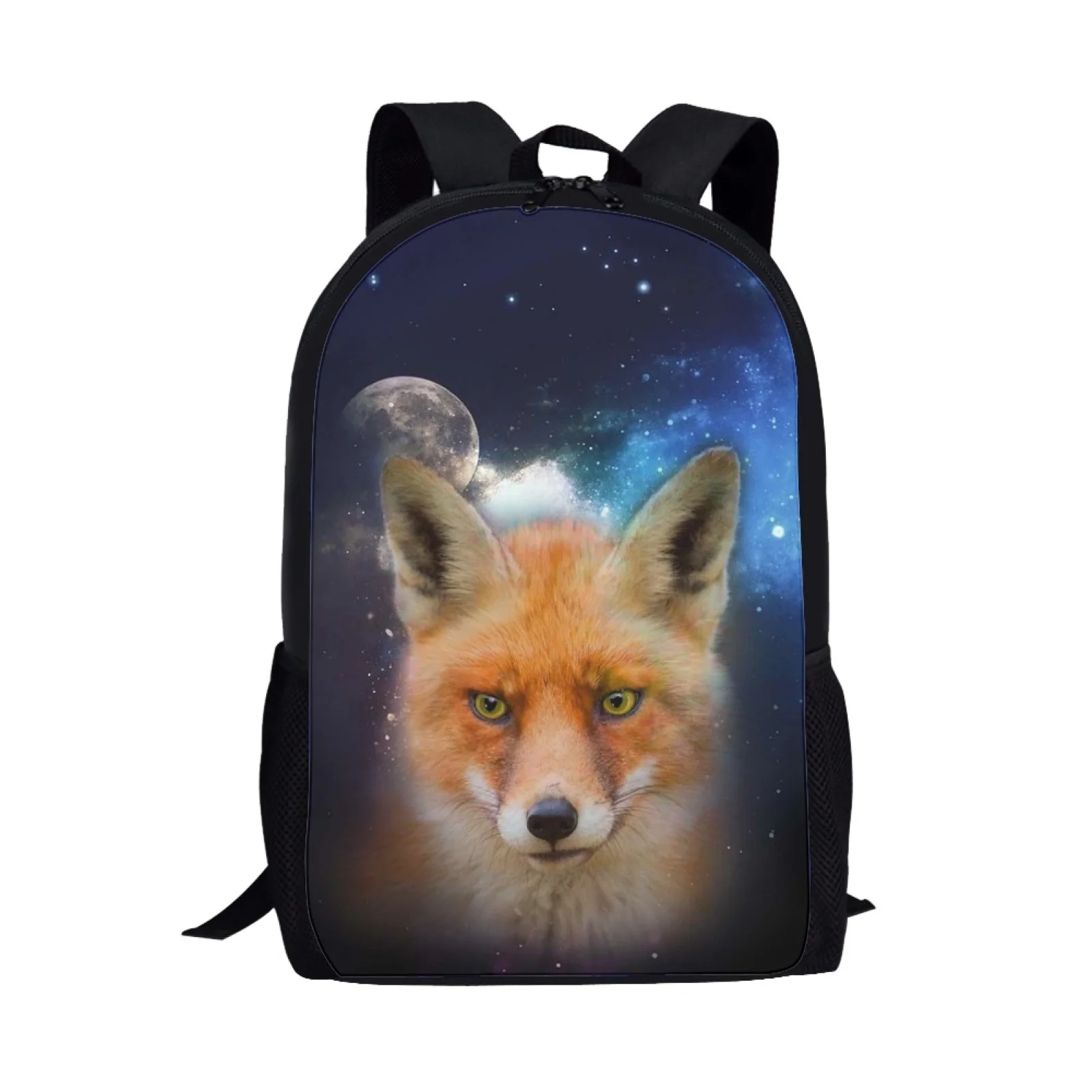 Cartoon School Bag For Gilrs Boys 3D Fox Pattern Orthopedic Kids Backpack Children Book Bags Student Bookbags Mochila Grade 1-4