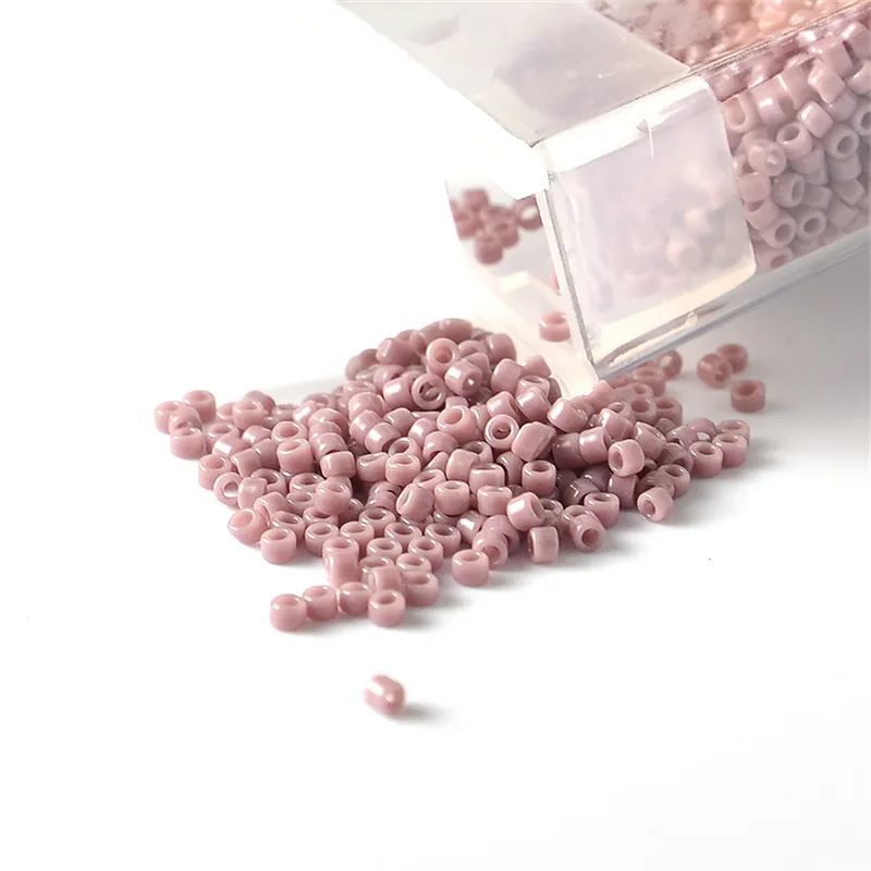 1.5mm Japan TOHO Round Seed Beads 15/0 Opaque Color Glass Seed Bead for Needlework Handemade Jewelry Making 2500pcs 10g