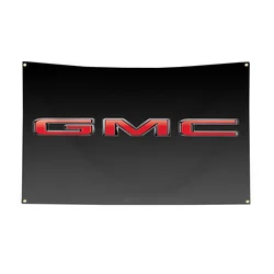 90x150cm GMC Flag Polyester Printed Home Or Bedroom Decoration Banner Tapestry with Four Brass Grommets