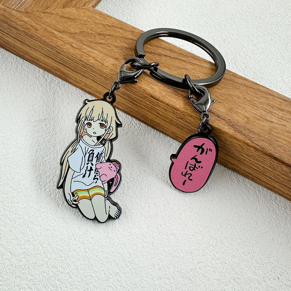 

The Idolmaster Cinderella Girls Futaba Anzu Anime Keychain cute Slacker Idol Character Accessory Game Merchandise Fan Gift