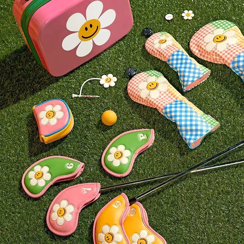 

Новый головной убор для гольф-клуба, корейский чехол для клюшки Driver Wood UT, набор железных чехлов для головы для гольфа