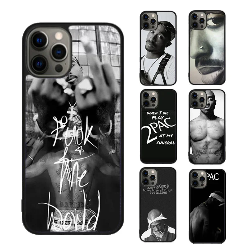 2Pac Tupac Shakur Signed Rap Rapper Phone Case for IPhone SE2020 15 14 13 12 11 Pro Max Coque for Apple 8 PLUS 7 XR XS Cover