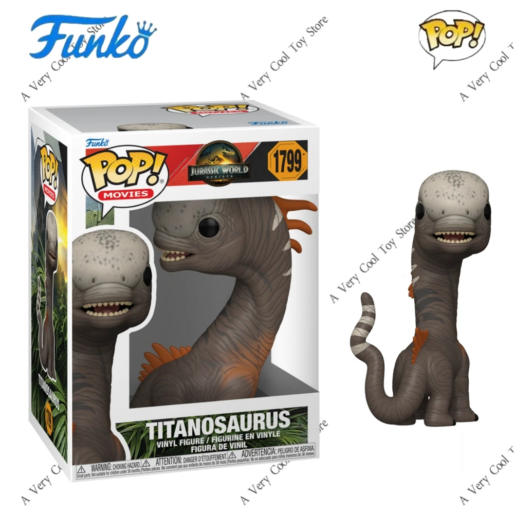 

Funko Pop! Titanosaurus 1799 Figures Jurassic World 4 Dinosaur 5.1inch Vinyl Figure Collectible Limited Edition Model Toy Gift