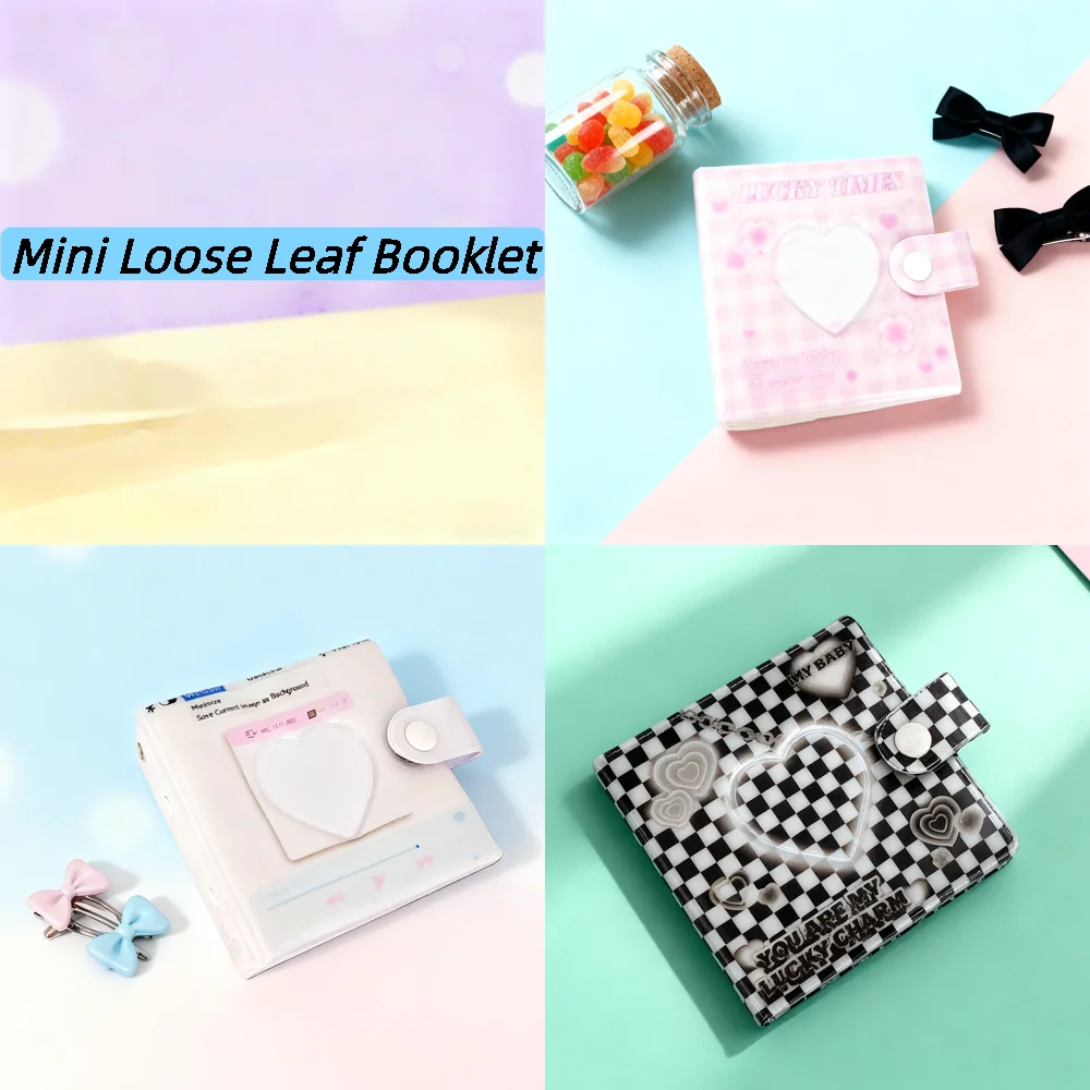 

1 шт. мини-пластиковая карточная книга в стиле ретро, эксклюзивное хранилище для аниме/карточек знаменитостей, отличный помощник для любителей фотографий