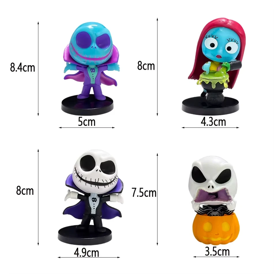 Caixa cega clássica de véspera de natal cicatriz cosbi coleção artesanal jack crânio sally decoração do quarto feriado surpresa presente caixa mistério