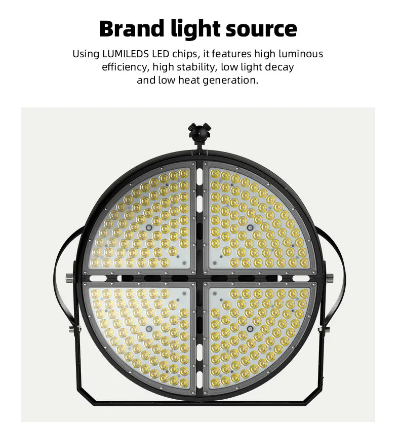 IP66 High Power Floodlight LED Stadium Light Sport Field Light 1000W