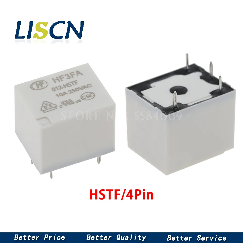 2PCS HF3FA-005 012 024-HST HF3FA-005-ZSTF HF3FA-012-ZSTF  ZST HSTF 4Pin  ZSTF 5Pin HF3FA-T 73 5V12V 24V Relay