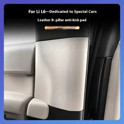 For LEADING IDEAL LiXiang L6 2023 Car B Pillar Anti-kick Protective Mat Cushion Pad Case Cover Sticker Decoration Accessories