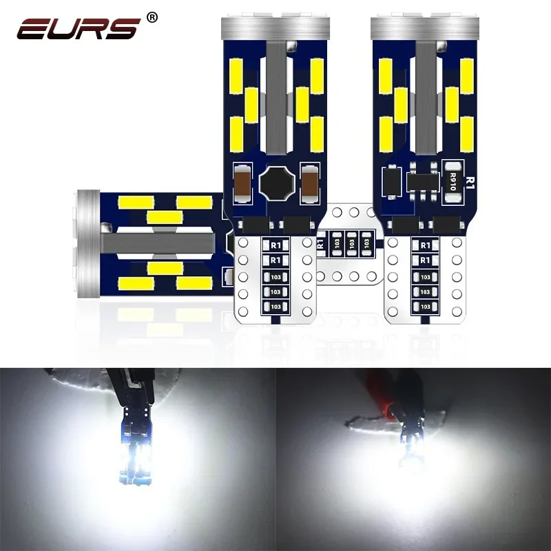 

T10 W5W 194 501 Canbus 4014 Внутреннее освещение автомобиля Błąd T10 30SMD Белый свет Светодиодные приборы Лампа Купольный светильник 12 В