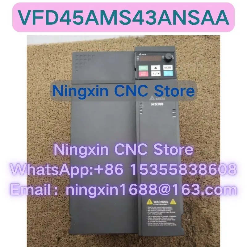 second-hand VFD45AMS43ANSAA Inverter Functional test OK Fast delivery