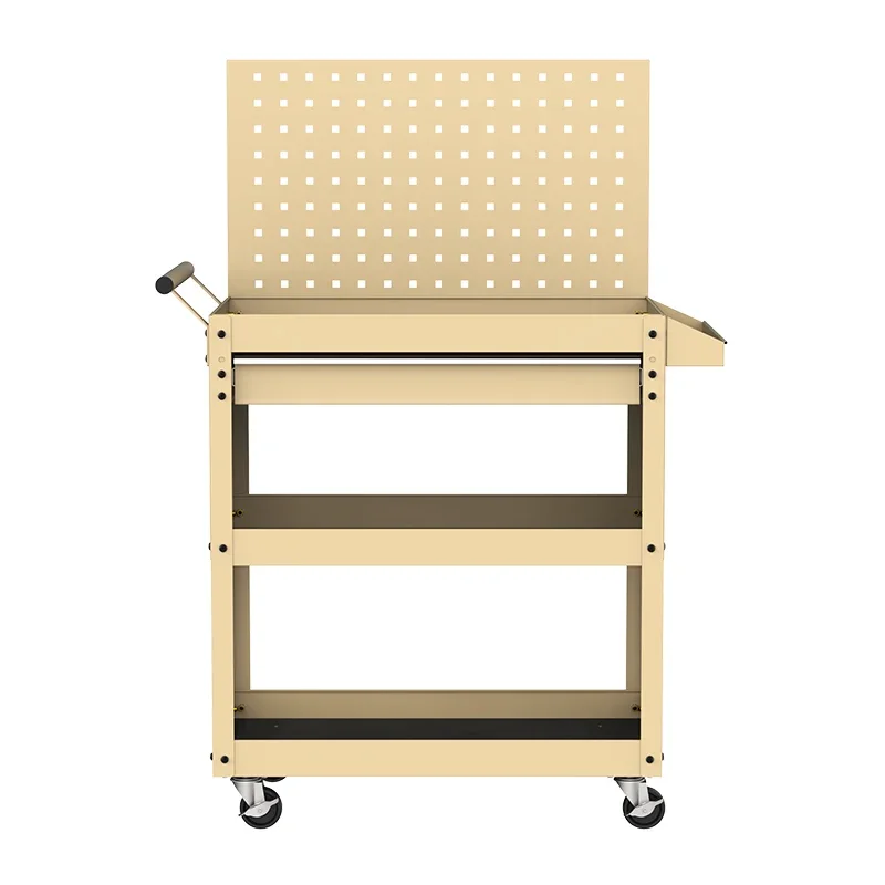 

MetalBox Steel Tool Cart with Drawer Heavy Duty Movable Storage Box Roller Cabinet Machine Cart