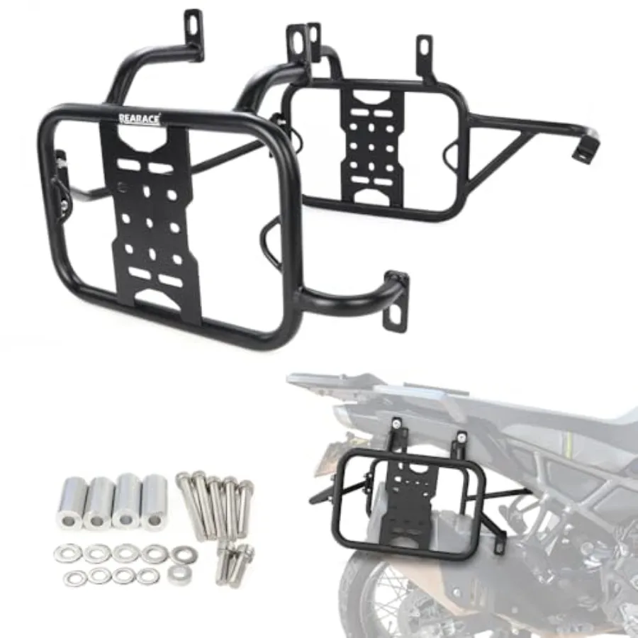 

Опорные стойки седельной сумки, предназначенные для моделей CFMOTO 450MT и IBEX 450 20242025, боковой багажник на корзинке мотоцикла с прочным наконечником