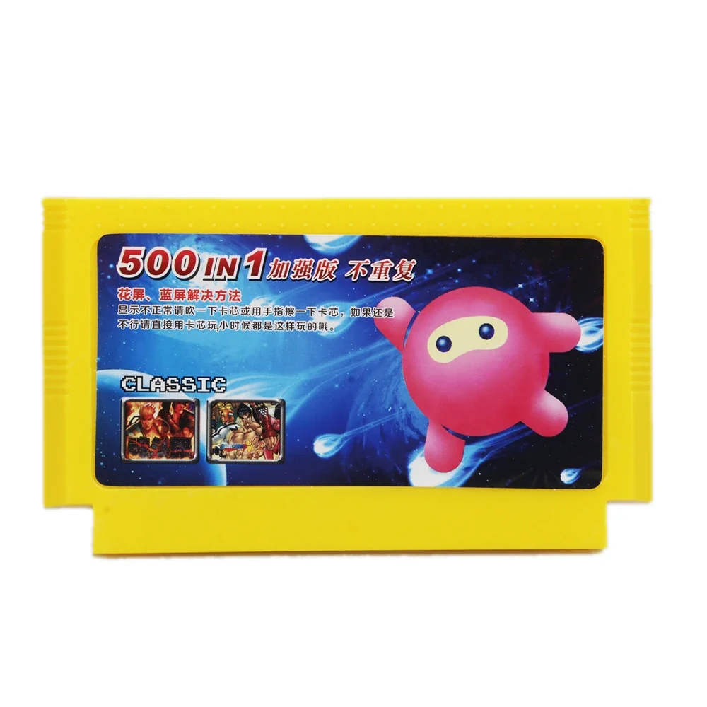 500 in 1 Classic Games Collection 8 Bit 60 Pins Game Card for Video Game Console Memory Card - Image 5