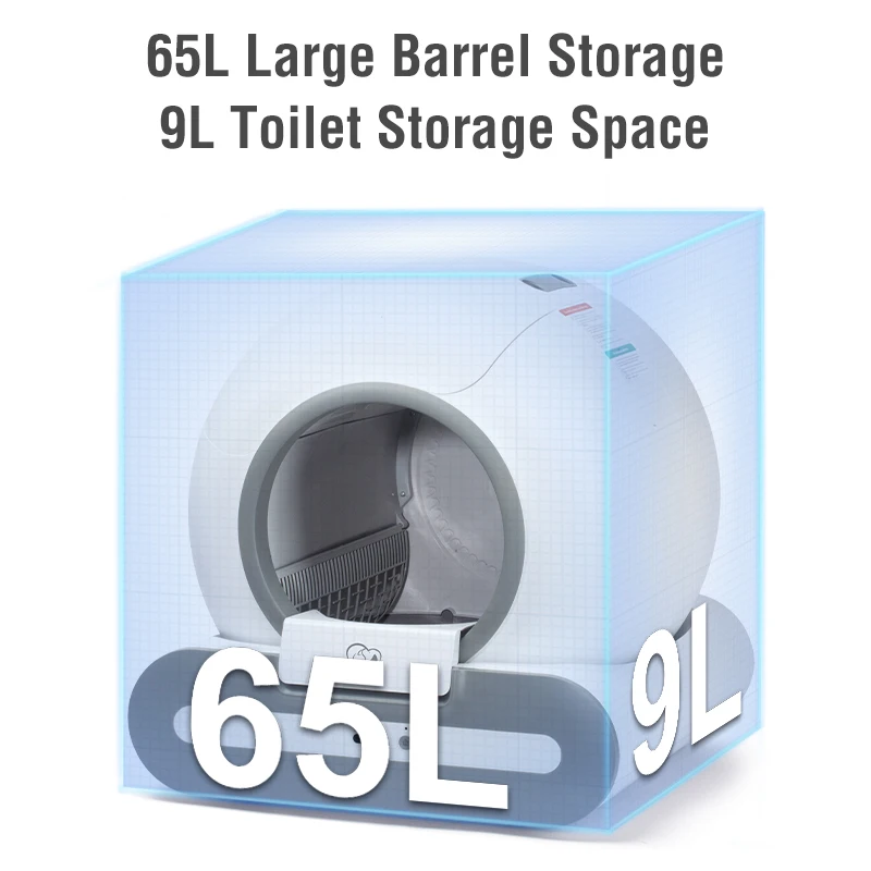 Magazzino UE 2024 Nuovo Ti + Intelligente Automatico Smart Cat Box Areneros Para Gatos Scatola Autopulente per Gatti