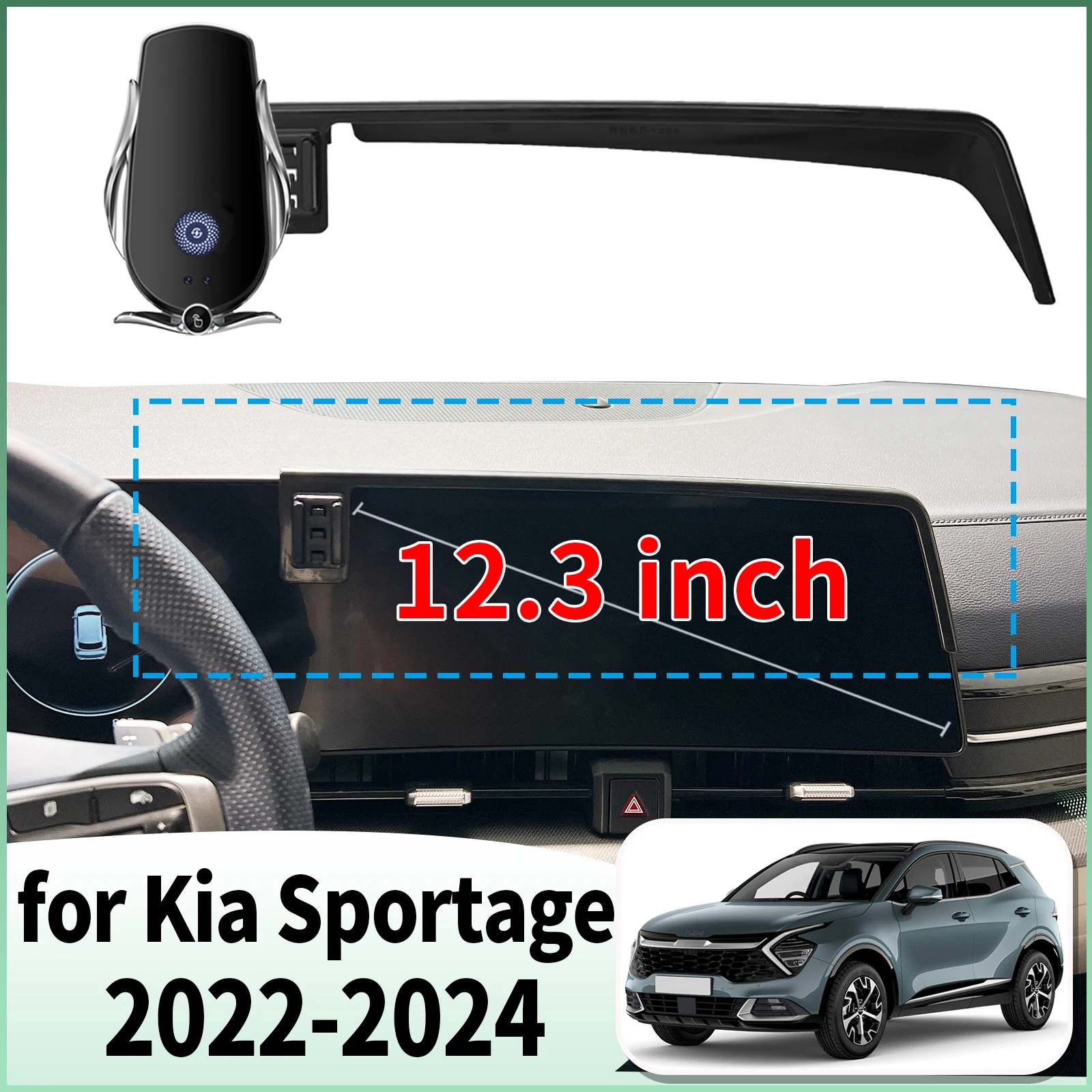 

fit for Kia Sportage 2022 2023 2024 NQ5 Specific Dashboard Navigation Phone Holder Mount Design Car​​ accessoires