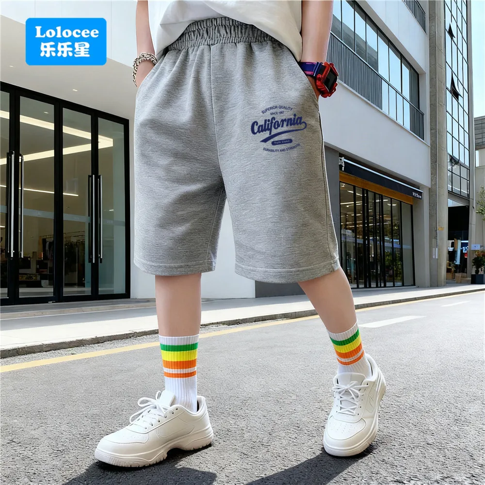 Jungen Shorts Sommer Kleidung Mode Brief California Gedruckt Jogginghose Lose Baumwolle Kurze Hosen Kinder Gerade Shorts ZMJZ1