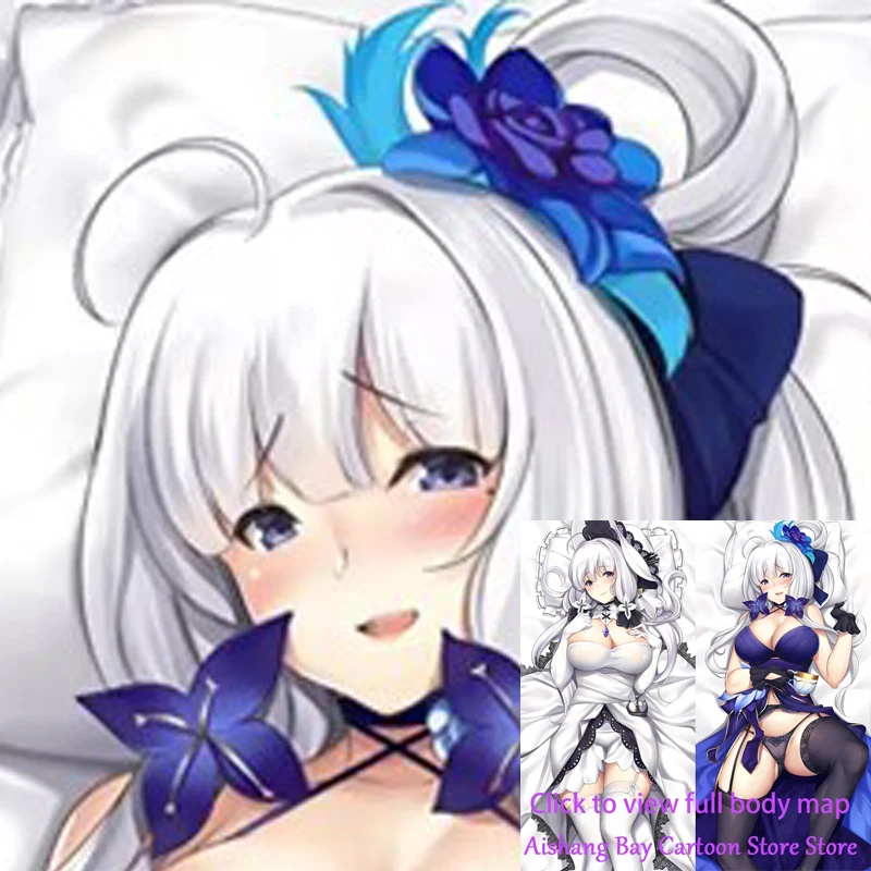 

Dakimakura Anime Pillow Cover Illustrous Azur Lane Double Sided Print Life-size Decoration